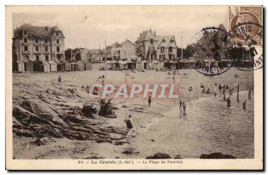 CPA Le cRoisic La plage de Port Lin
