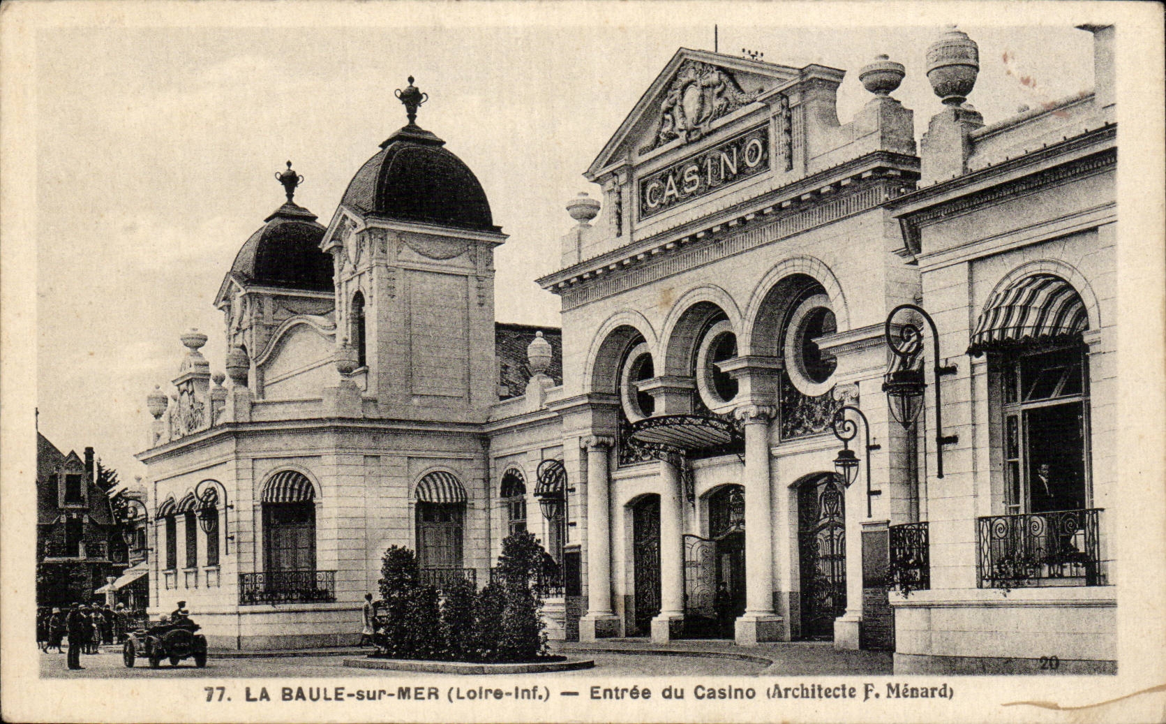 CPA La Baule sur mer Entree du casino 