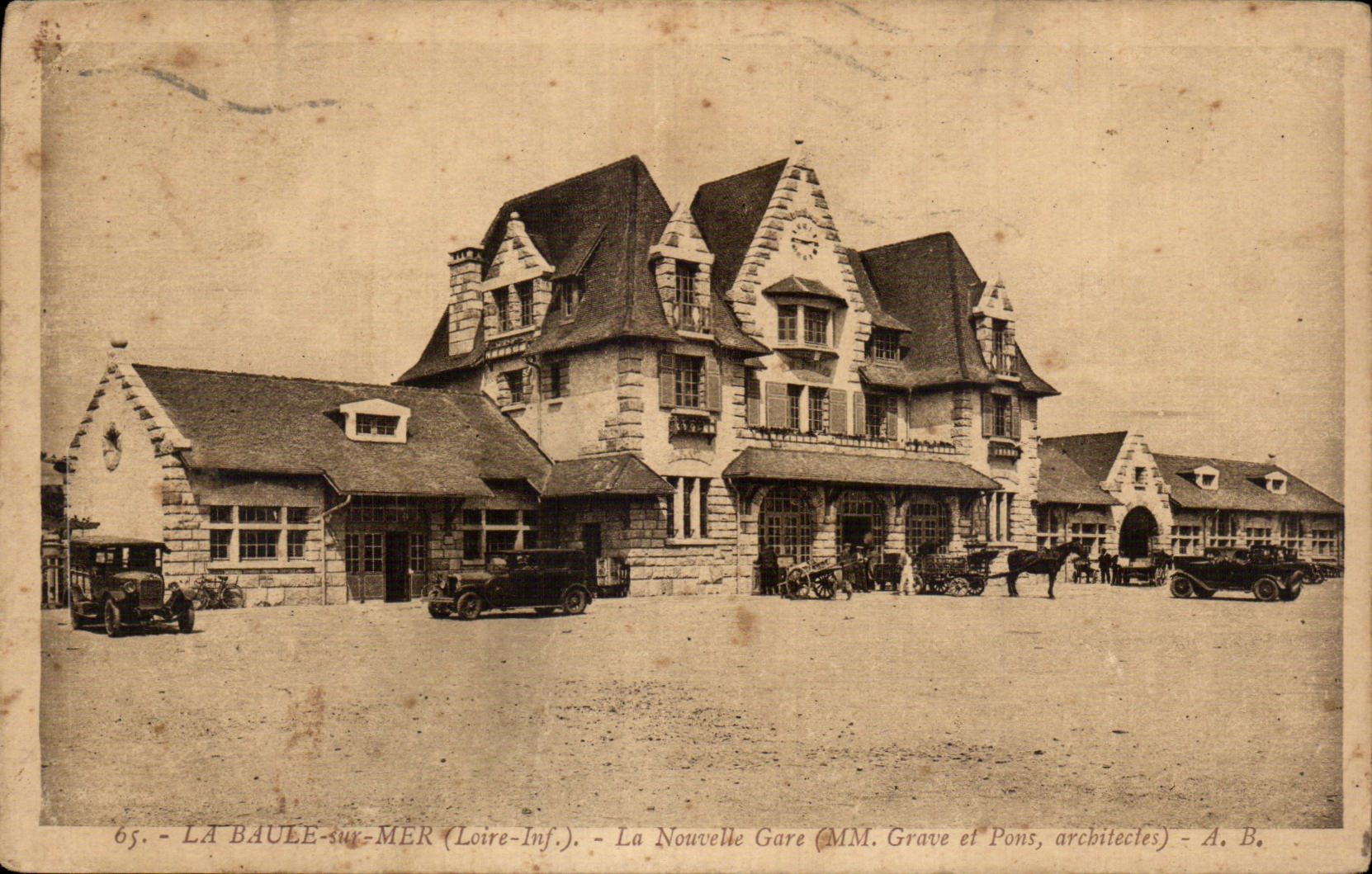 CPA La Baule La nouvelle gare