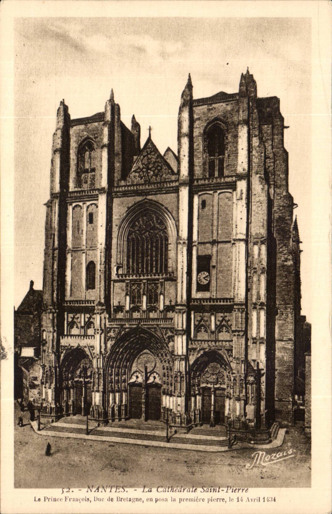 CPA Nantes La cathedrale Saint Pierre