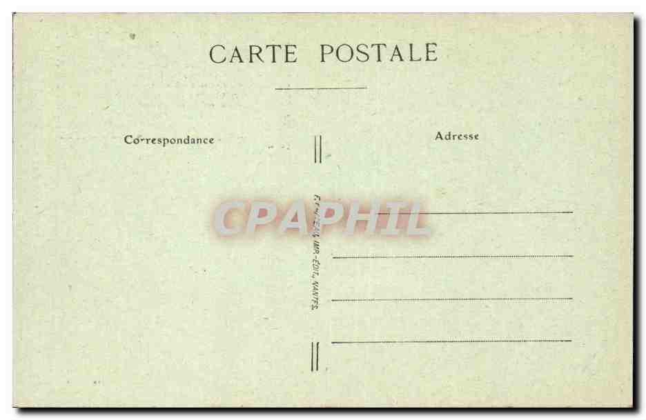 CPA Batz Ruines de ND du Murier Tour sAint Guenote — Back