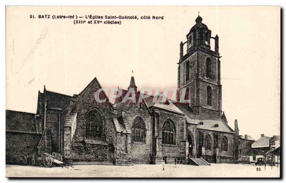 CPA Batz Eglsie Saint Guenole Cote Nord 