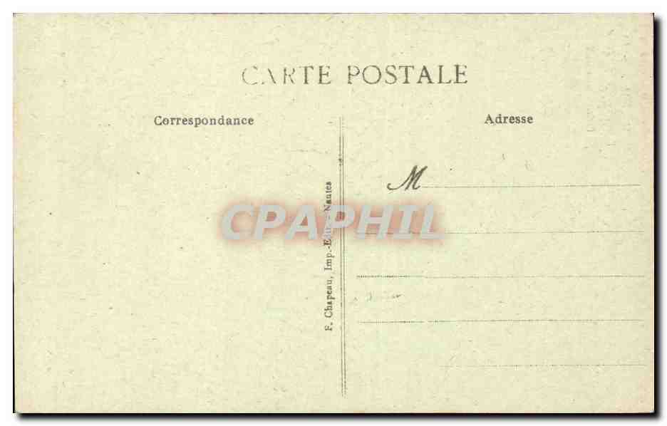CPA Batz Ruines de ND du murier Portail lateral nord — Back