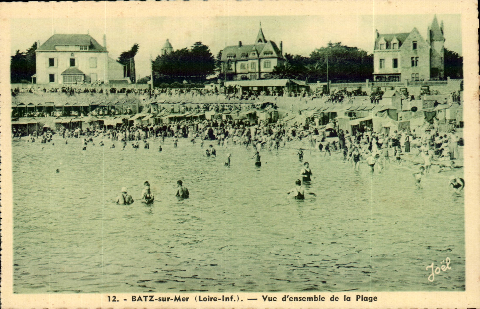 CPA Batz sur mer Vue d'ensemble de la plage