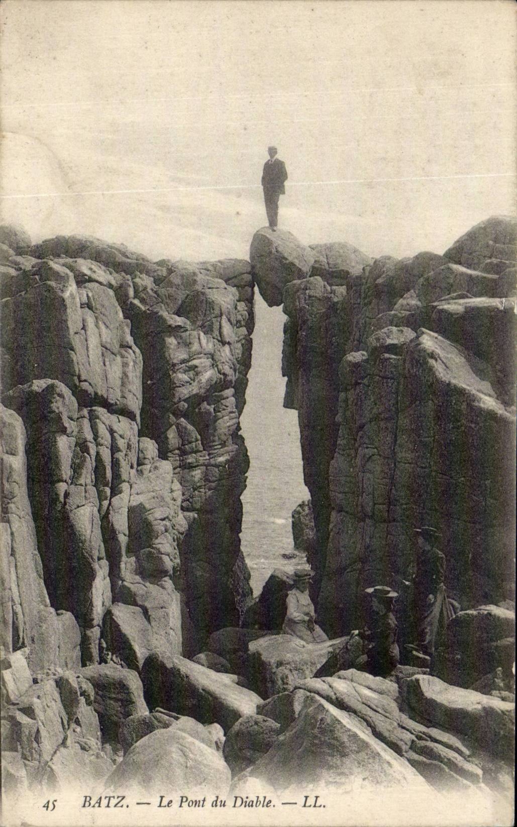 CPA Batz sur mer Le pont du diable