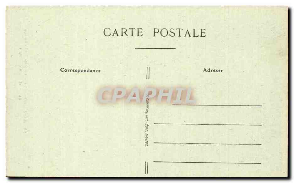 Batz CPA Interieur de l'eglise Voute et clefs de voute — Back