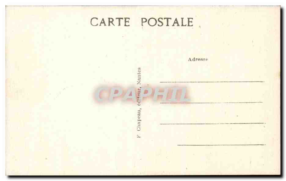Batz CPA Les arceaux Ruines de la chapelle ND du Murier — Back