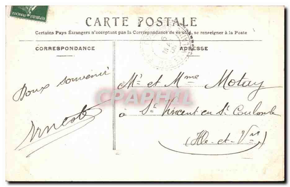 Chateaubriant CPA Le vieux donjon — Back