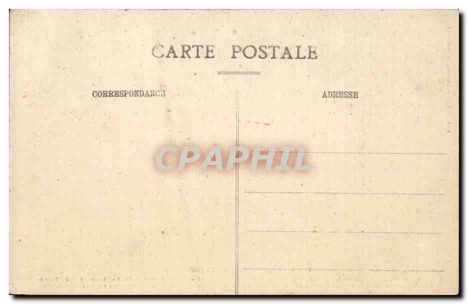 Chateaubriant CPA Chateau de la Renaissance — Rückseite