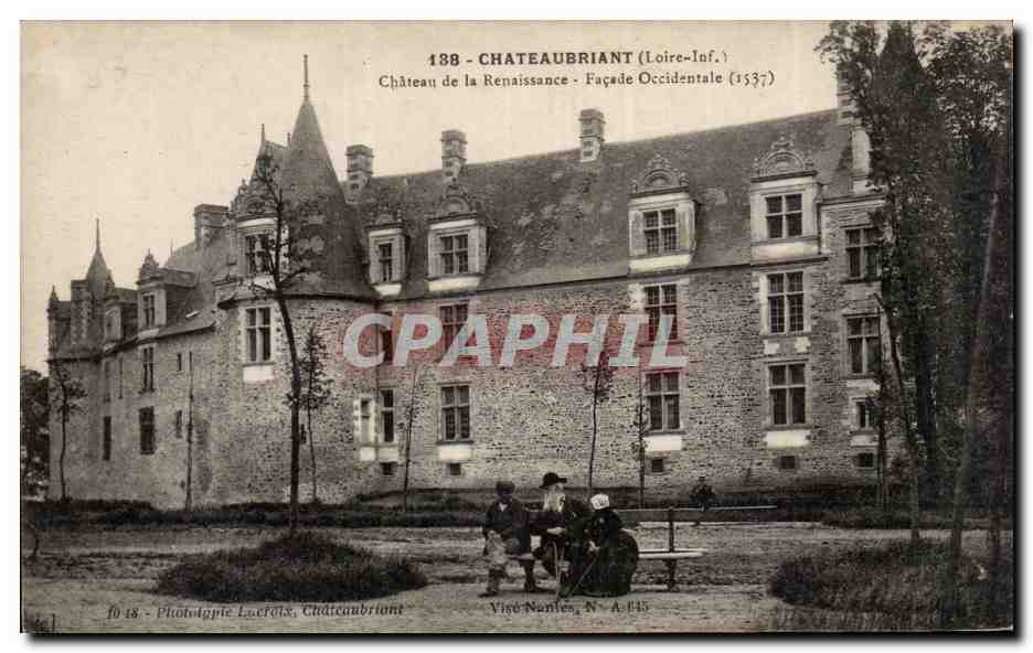 Chateaubriant CPA Chateau de la Renaissance Animee