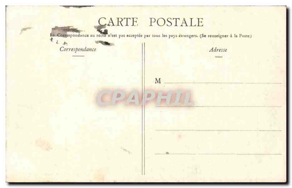 Chateaubriant CPA Donjon et chapelle du chateau fort Cote Nord — Rückseite