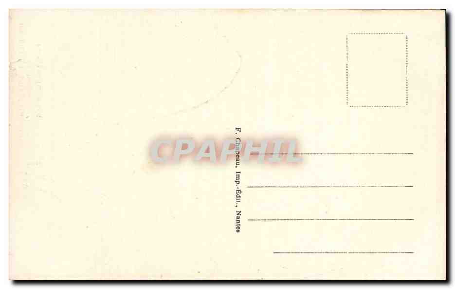 Chateaubriant CPA Chateau Fosses et partie sud — Rückseite