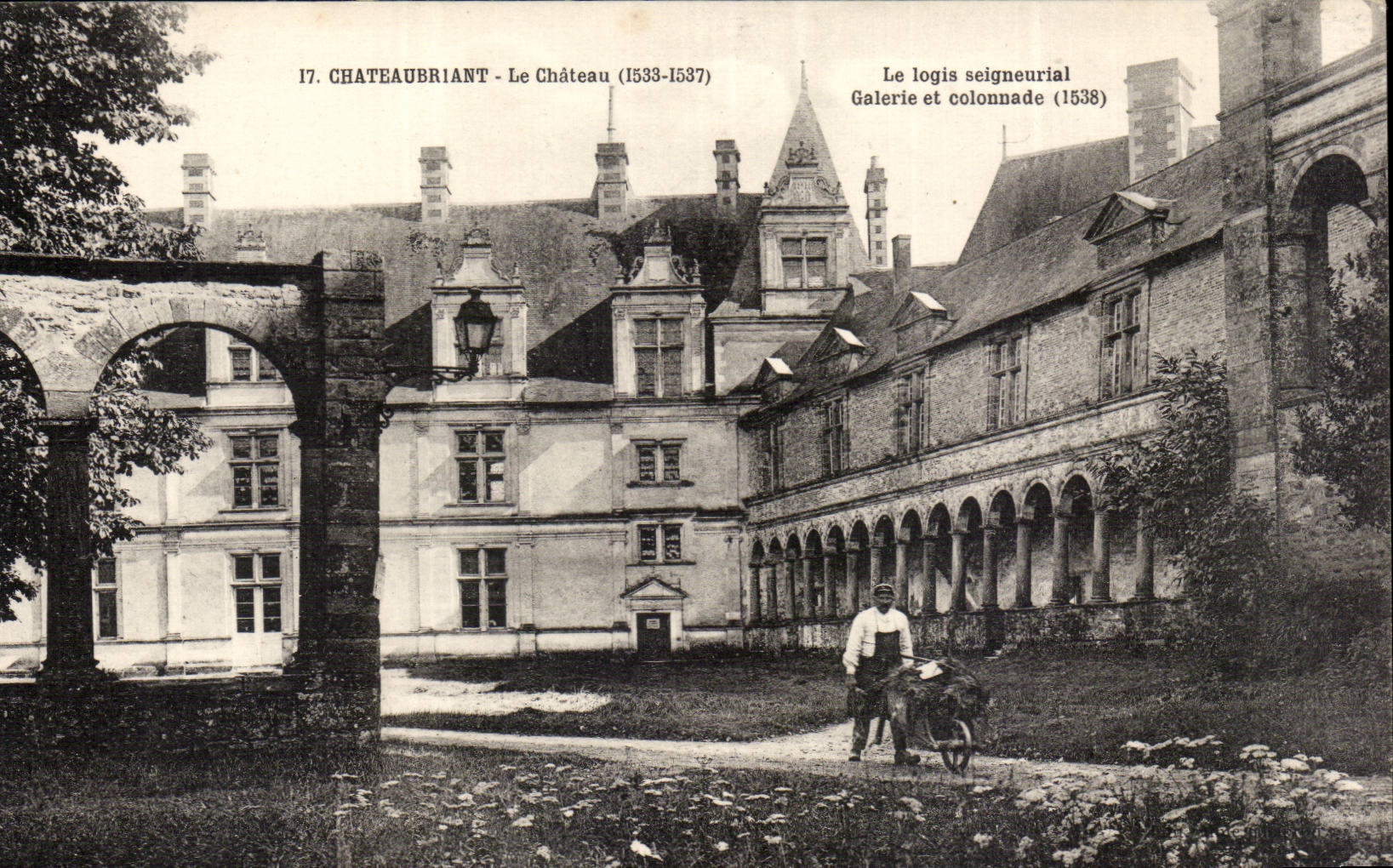 Chateaubriant CPA Le chateau Jardinier
