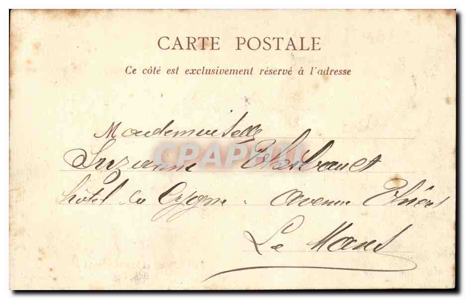 CPA Clisson Le chateau et le vieux pont — Rückseite