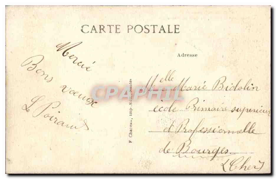 CPA Clisson La Sevre au pont du nid d'oie — Back