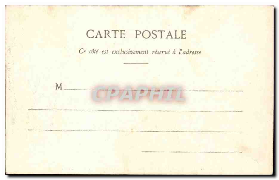 CPA Guerande La porte de Saille Les remparts et le Mail — Rückseite