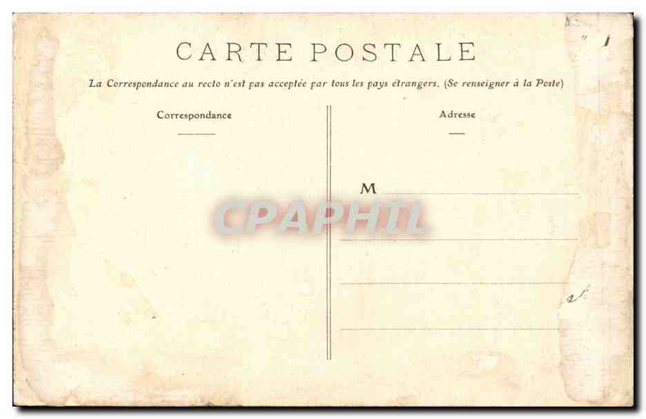 CPA Guerande Porte St Michel — Rückseite