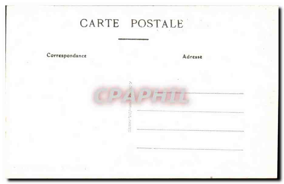 CPA Guerande Remparts Fosses et boulevard Sainte Anne — Rückseite