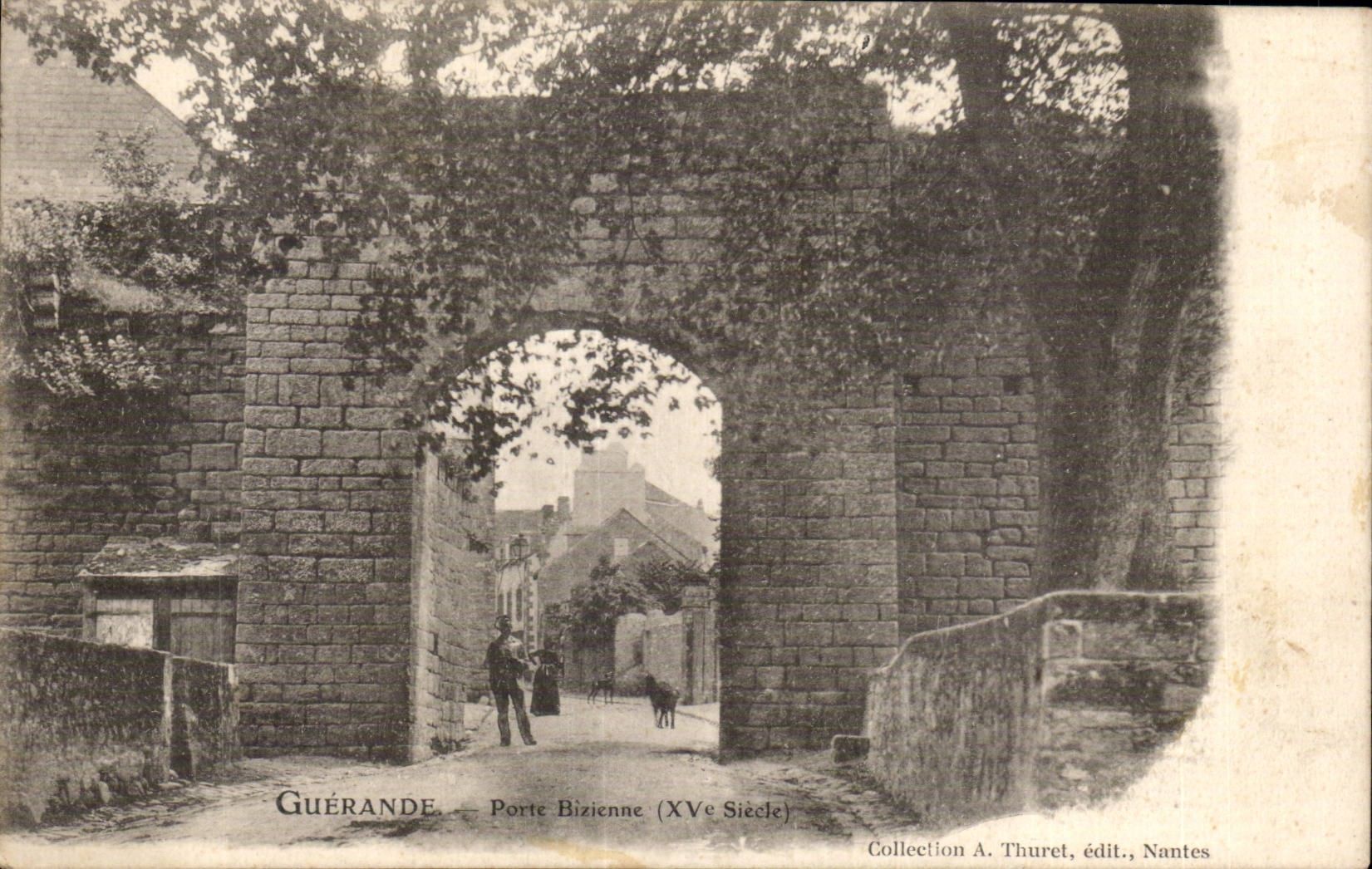 CPA Guerande Porte Bizenne 