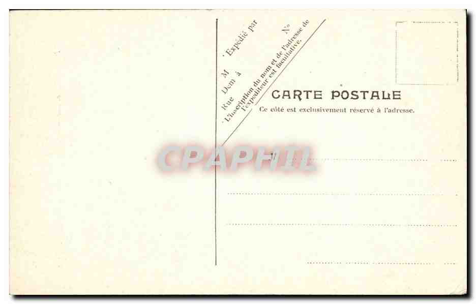 CPA Guerande Porte Vannetaise Vue interieure et avenue de la gare — Rückseite