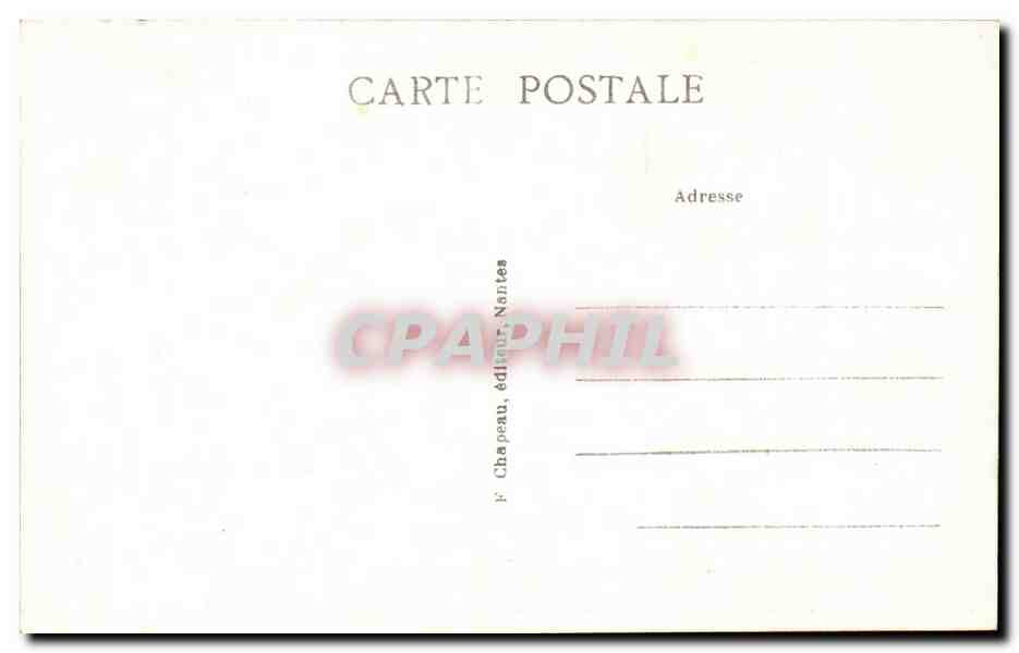 CPA Guerande Porte Saint Michel avant sa restauration vers 1840 — Rückseite