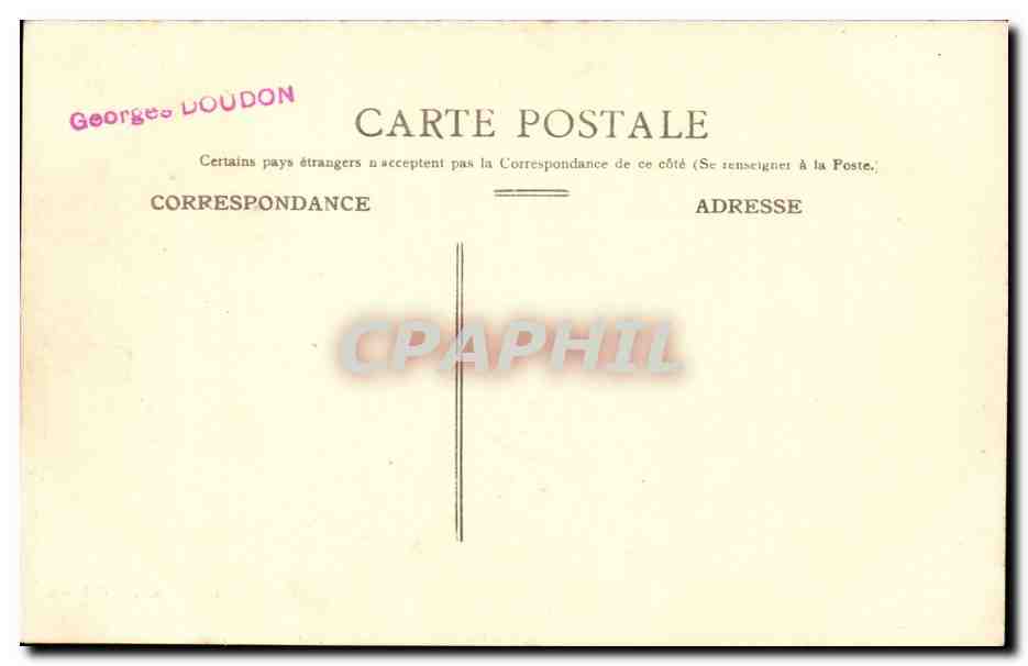 CPA Nantes Le theatre Graslin — Rückseite