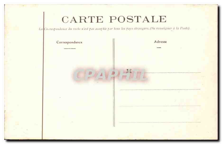 CPA Bourg de Batz Un jour de tempete — Rückseite