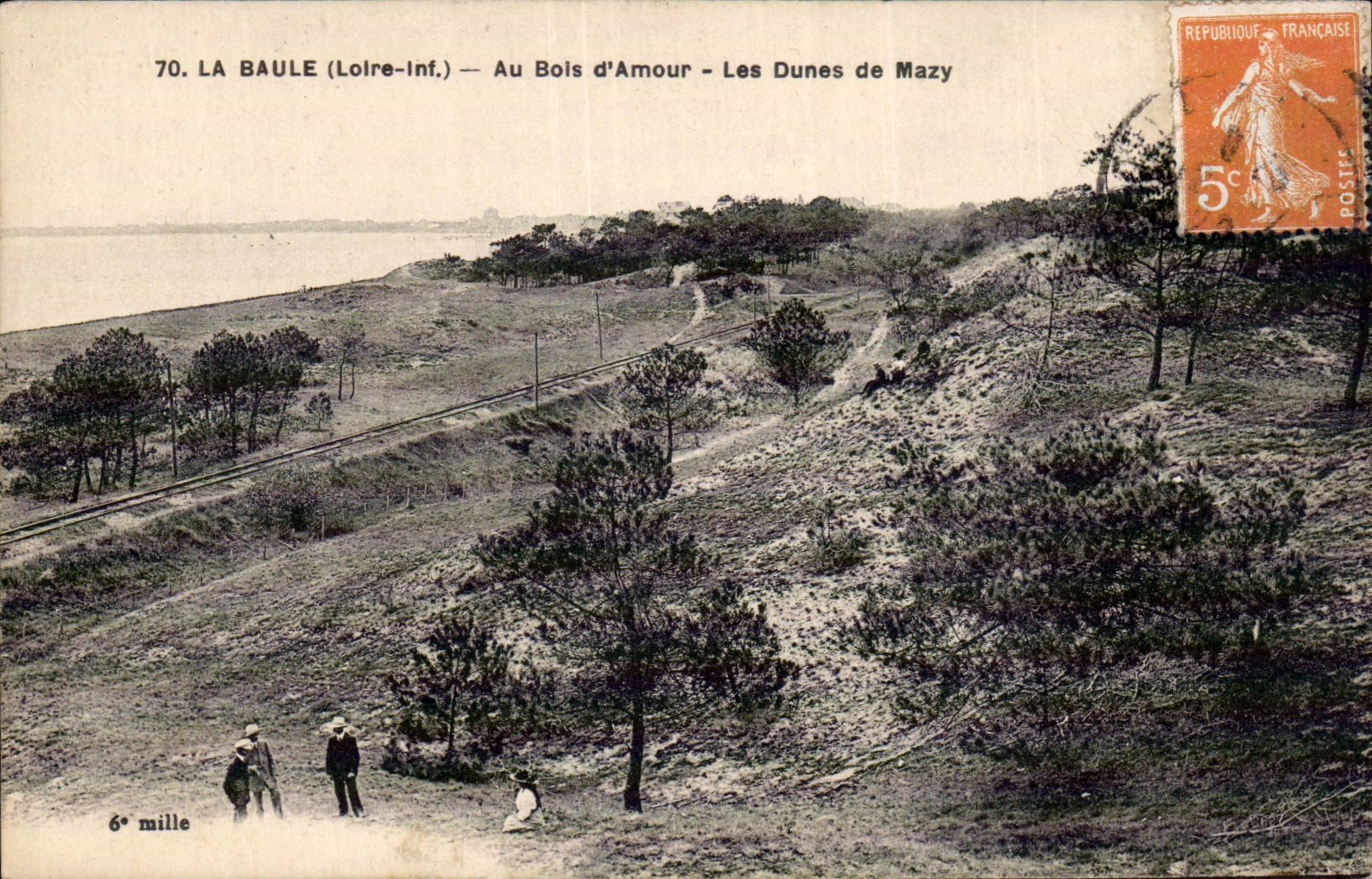 CPA La Baule Au bois d'amour Les dunes de Mazy