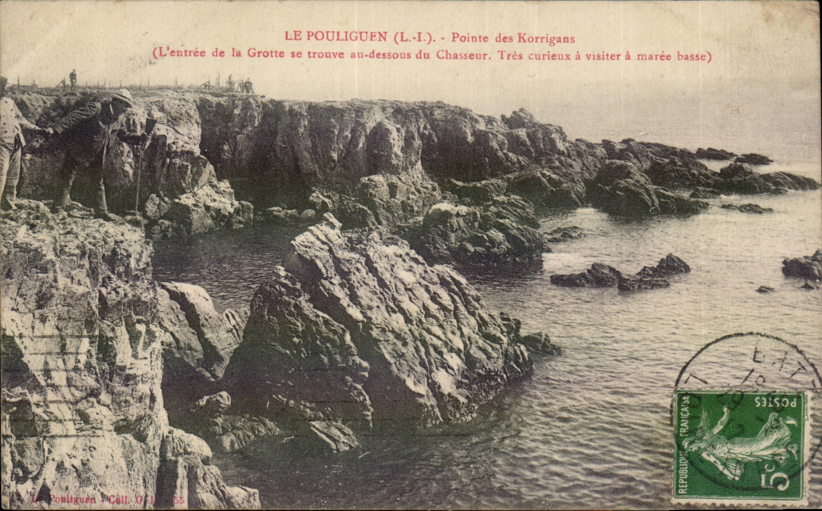 CPA Le Pouliguen Pointe des Korrigans 