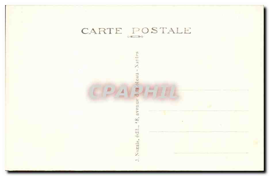 CPA De Saille au Pouliguen La recolte de sel marin en plein ete — Rückseite