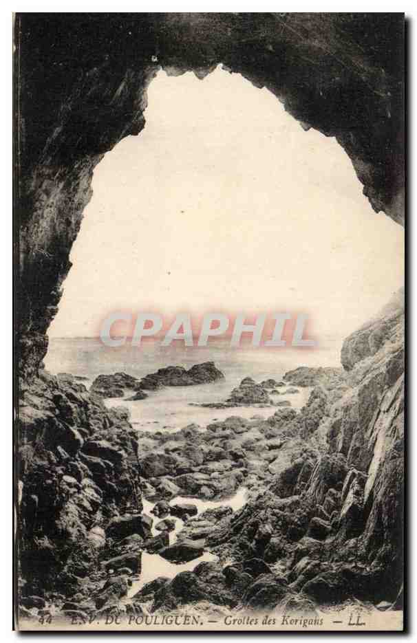 CPA Environs du Pouliguen Grottes des Kerigans