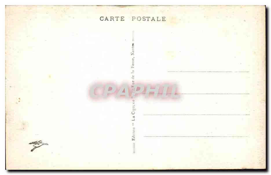 CPA Nantes Iles Feydau et Gloriette Vue prise du transbordeur — Verso