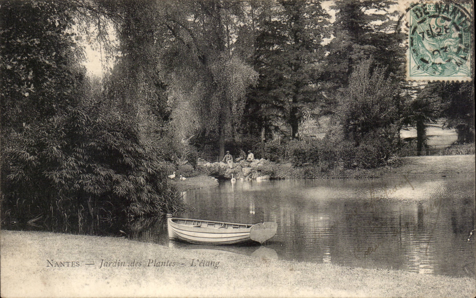 CPA Nantes Jardin des plantes l'etang