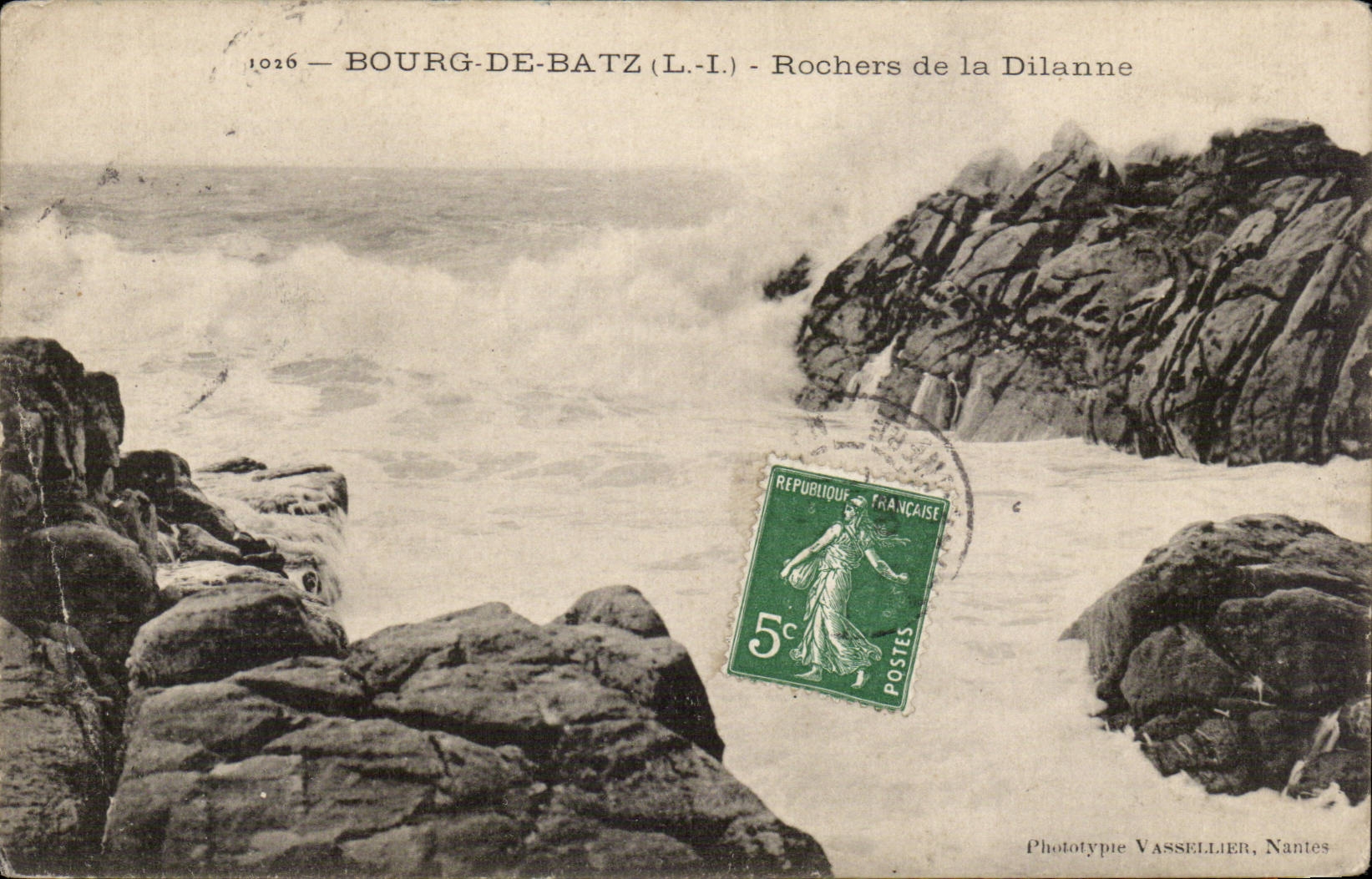 CPA Bourg de Batz Rochers de la Dilanne