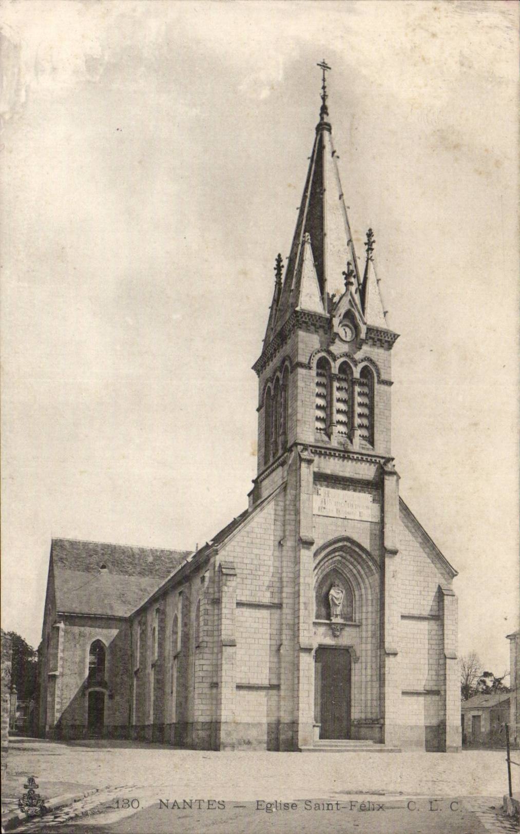 CPA Nantes Eglise Saint Felix