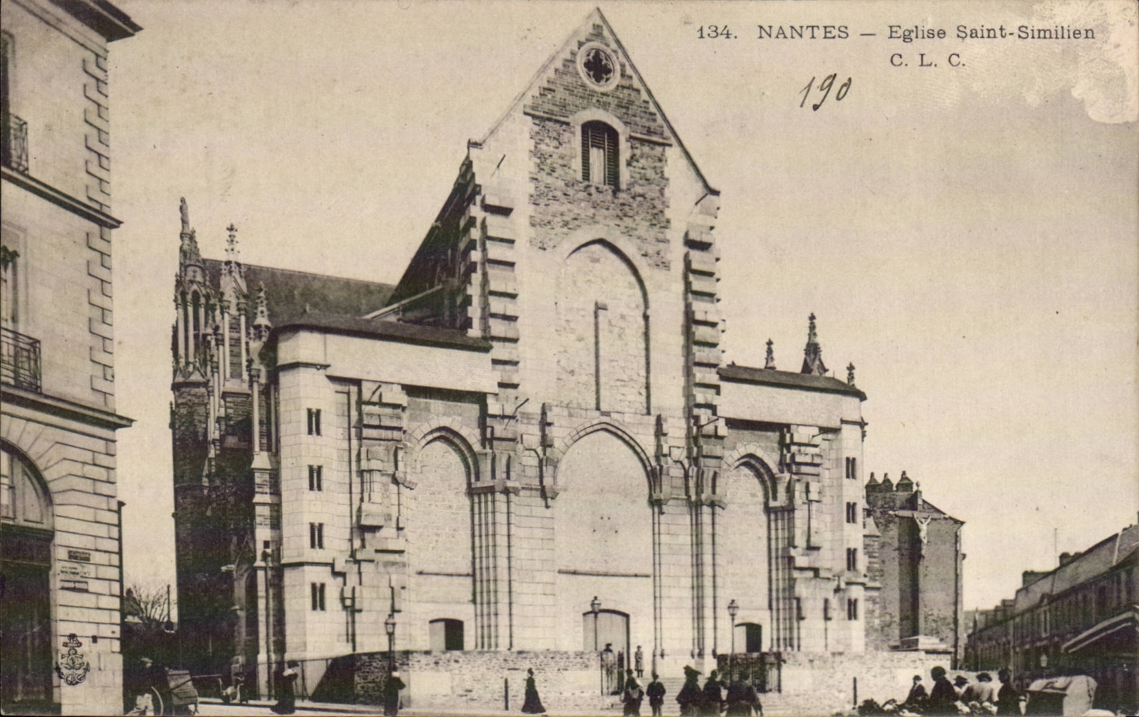 CPA Nantes Eglise Saint Similien