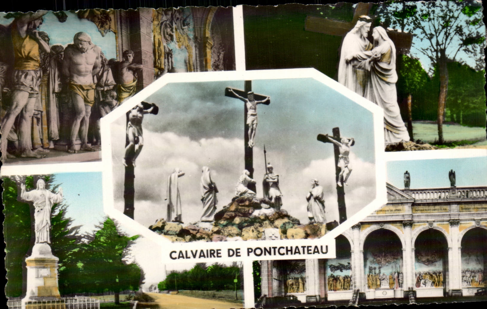 Calvaire de Pontchâteau — Collage de scènes religieuses — LYNÁ-Paris, Éditions du Caire