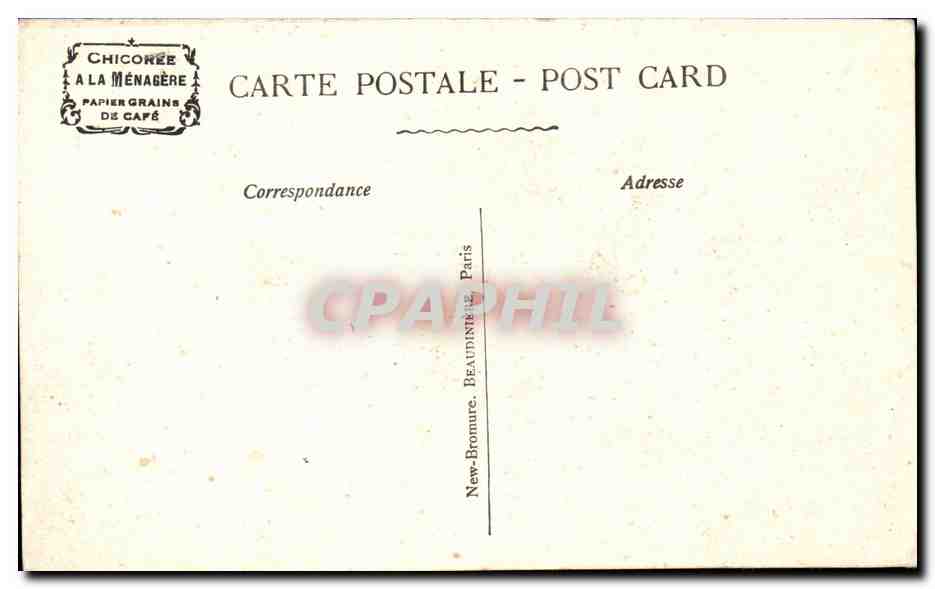 CPA Nantes La place royale  — Rückseite