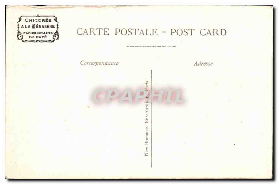 CPA Nantes La cathedrale — Rückseite