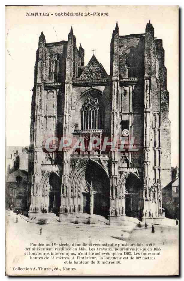CPA Nantes Cathedrale St Pierre