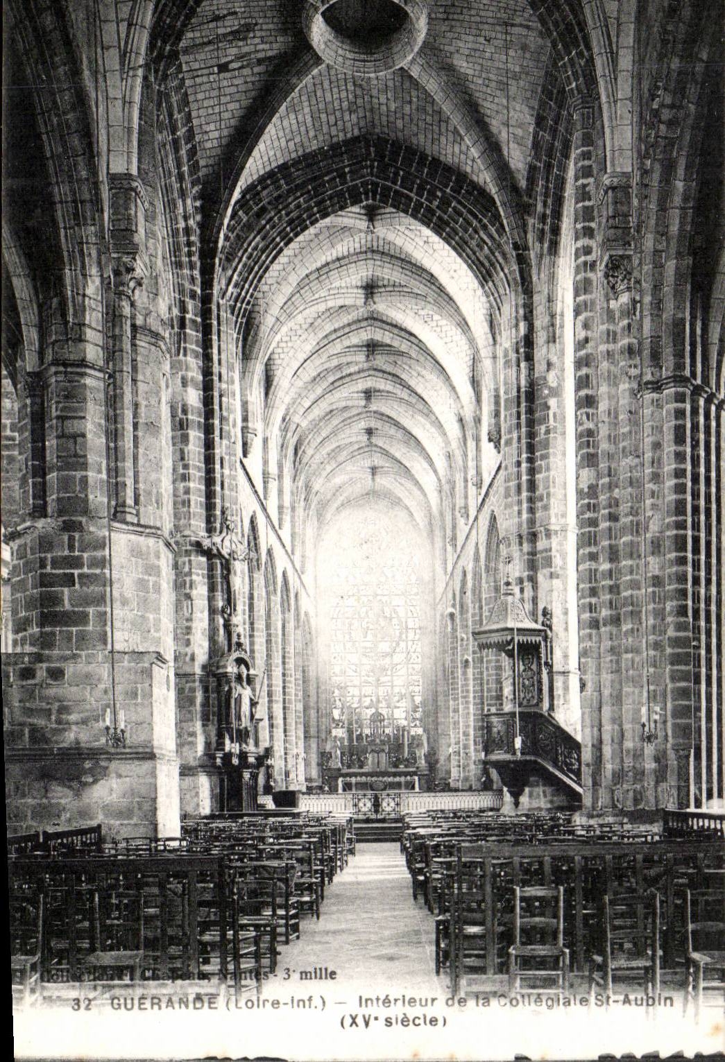 CPA Guerande La collegiale Saint Aubin