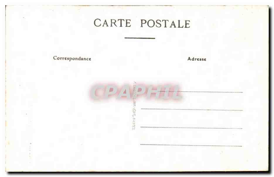 CPA Guerande La collegiale Saint Aubin — Rückseite