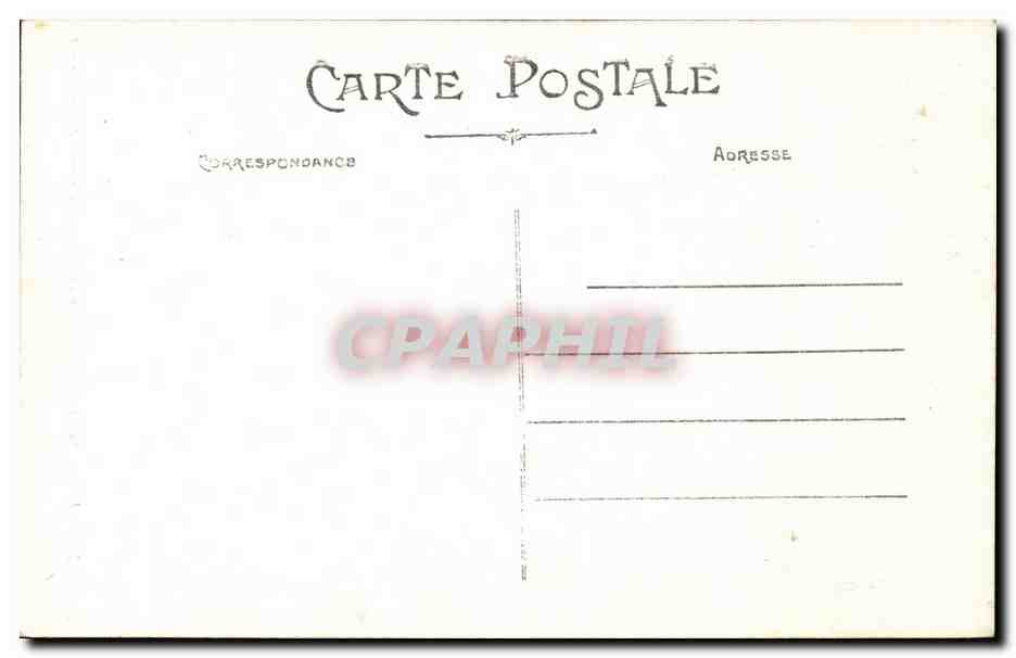 CPA Guerande Saint Aubin patron de la collegiale dans la grande nef — Rückseite