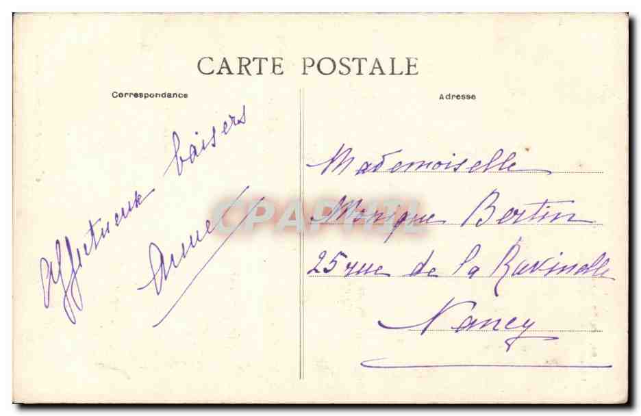 CPA Guerande Chevet de la Collegiale Saint Aubin  — Rückseite