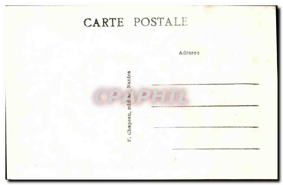 CPA Environs de la Baule Chateau de Careil des 15 et 16eme (vue prise vers 1840) — Rückseite