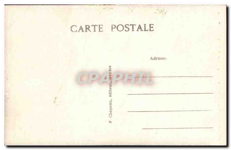 CPA Guerande Porte Renaissance Faubourg St Michel — Rückseite