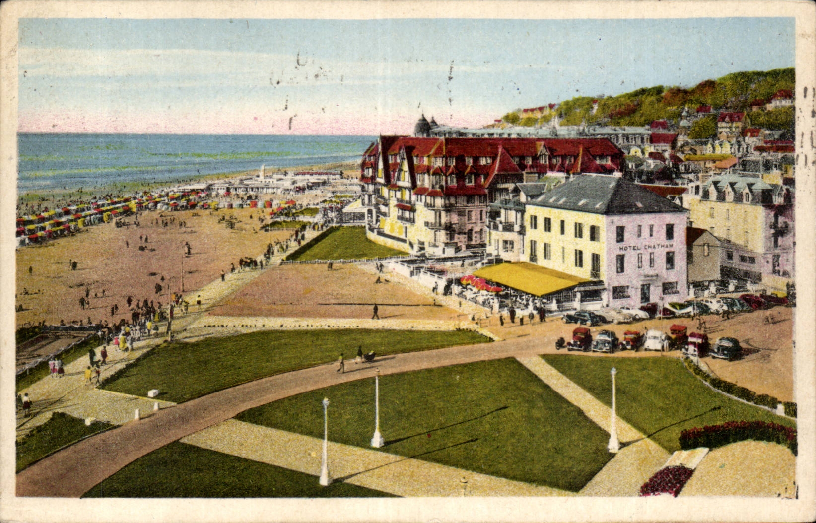 TROUVILLE - Plage et Hôtel Chattham — C. des Arts Photogéniques, n°61