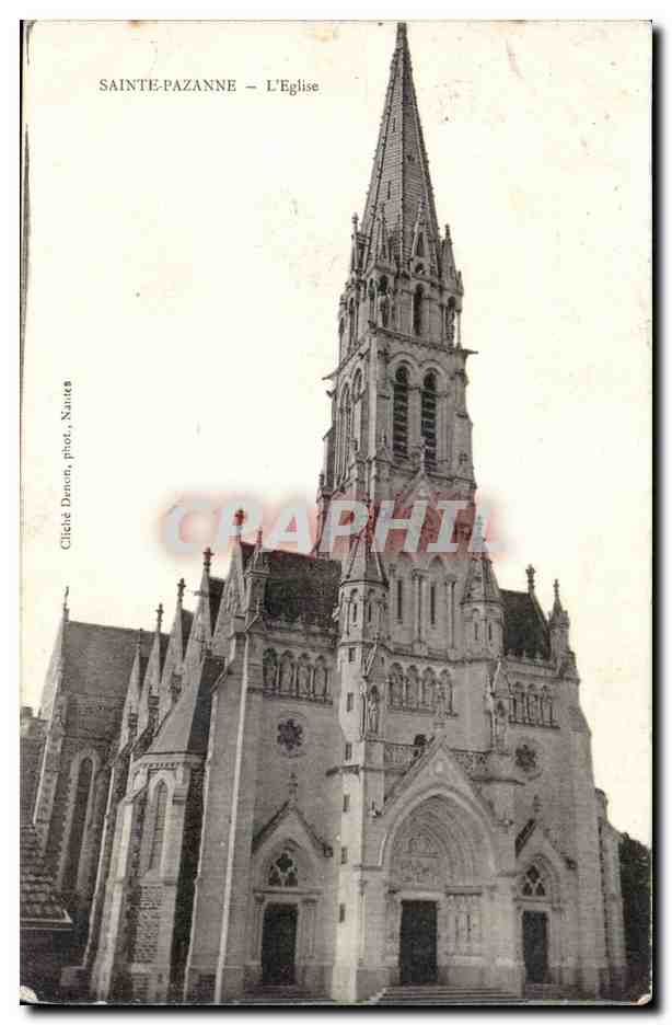 CPA Sainte Pazanne L'eglise