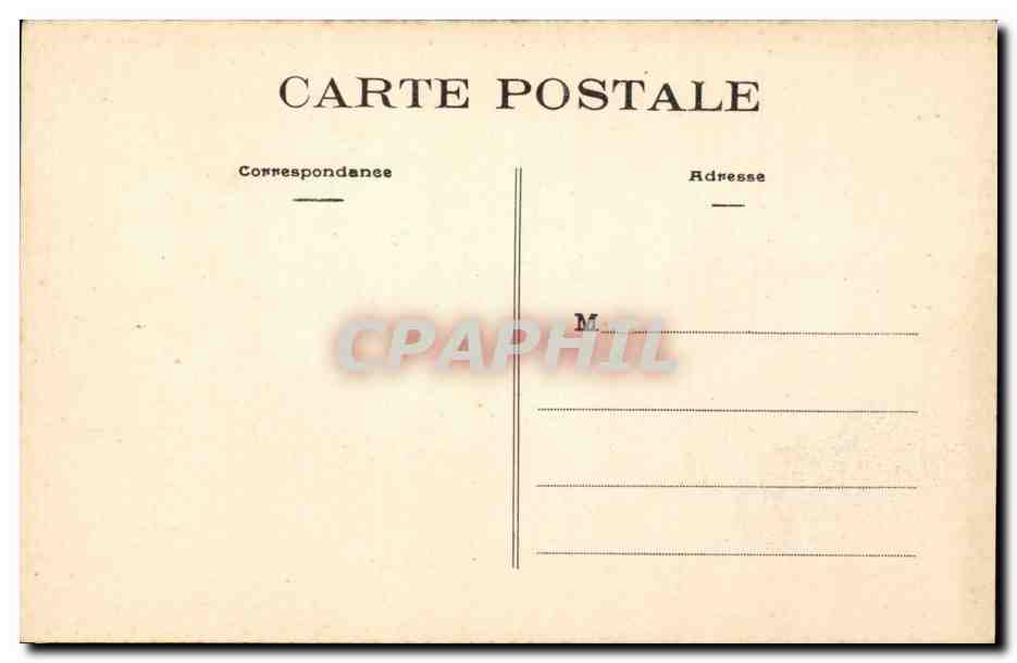 CPA Le Pouliguen Les rochers ronds — Back