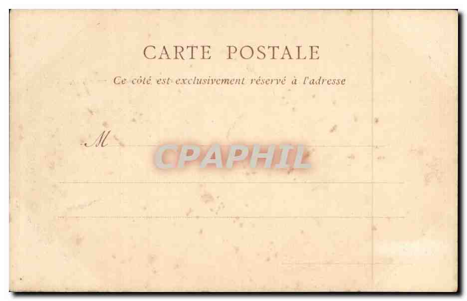CPA Nantes L'escalier des cent marches — Rückseite